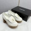 CHANEL Platform Loafer Heels
