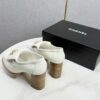 CHANEL Platform Loafer Heels