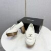 CHANEL Platform Loafer Heels