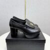 CHANEL Platform Loafer Heels
