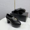 CHANEL Platform Loafer Heels