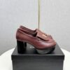 CHANEL Platform Loafer Heels