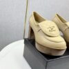 CHANEL Platform Loafer Heels