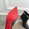 Christian Louboutin Black Booty Chain 100mm Boots