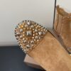 Christian Louboutin Chasse A Clou Studded Cap Toe Chelsea Booties - Suede 6