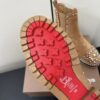 Christian Louboutin Chasse A Clou Studded Cap Toe Chelsea Booties - Suede 9