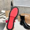Christian Louboutin Chelsea Booty Lug Boots 24