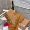 Christian Louboutin Out Lina Spike Lug Boots 7