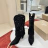 Christian Louboutin Santia Fringe 85 mm Boots 11