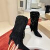 Christian Louboutin Santia Fringe 85 mm Boots 13