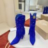 Christian Louboutin Santia Fringe 85 mm Boots 20