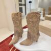 Christian Louboutin Santia Fringe 85 mm Boots 29