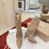 Christian Louboutin Santia Fringe 85 mm Boots 31