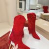 Christian Louboutin Santia Fringe 85 mm Boots 4