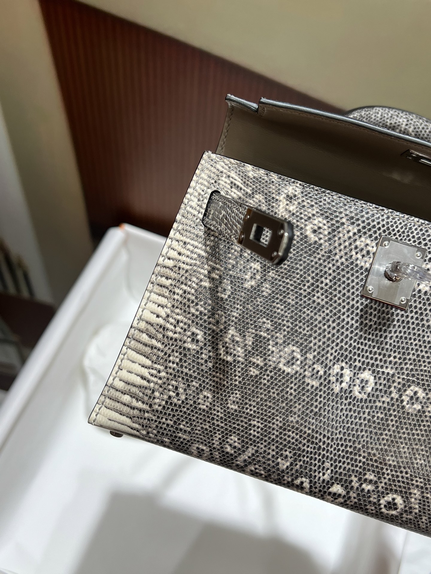 Hermès Kelly 25 Sellier – Ombre Lizard