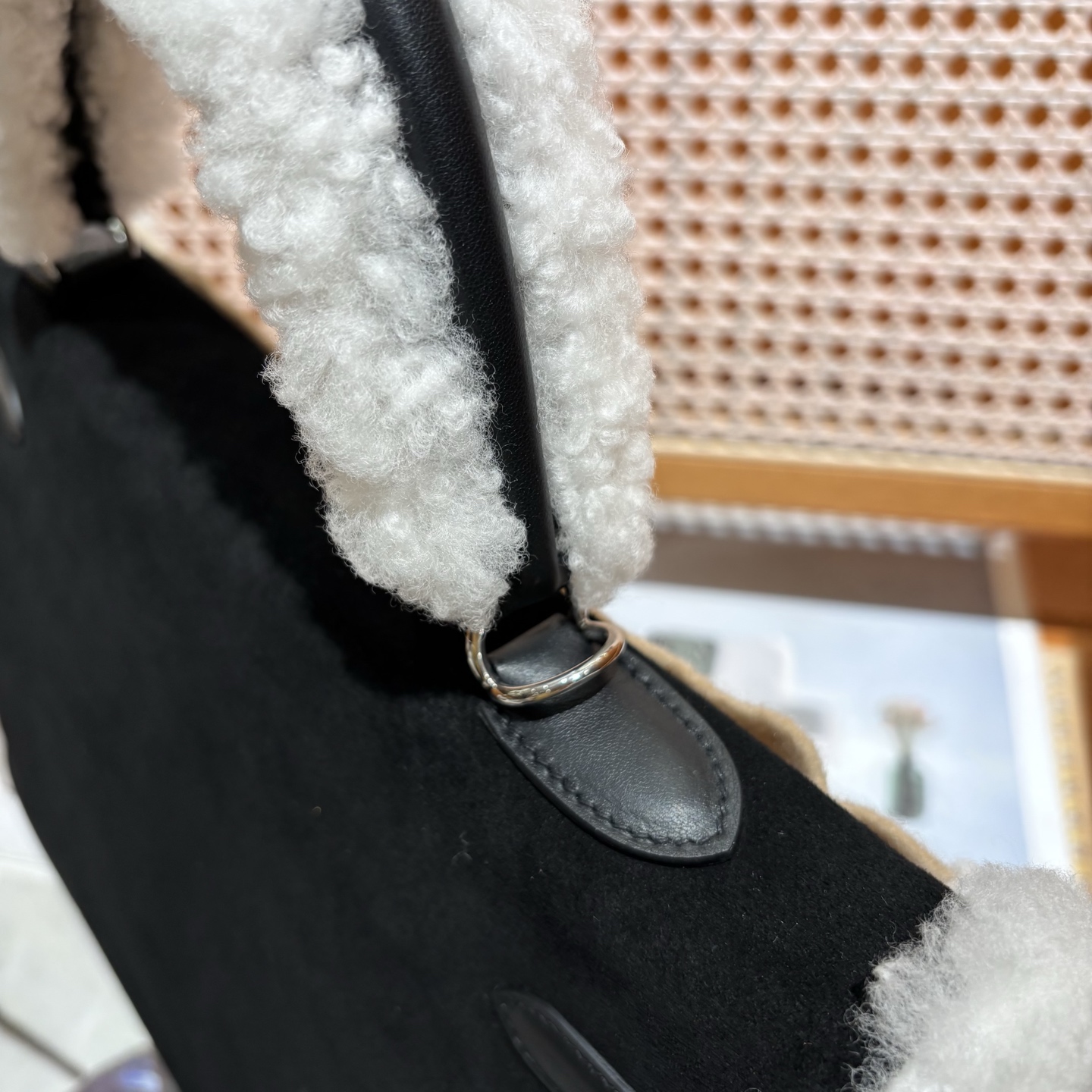 Hermès Kelly 35 Teddy Shearling bag