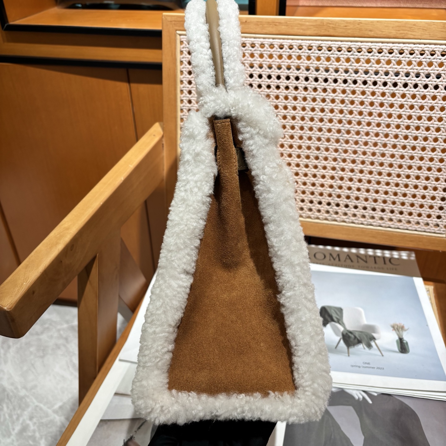 Hermès Kelly 35 Teddy Shearling bag