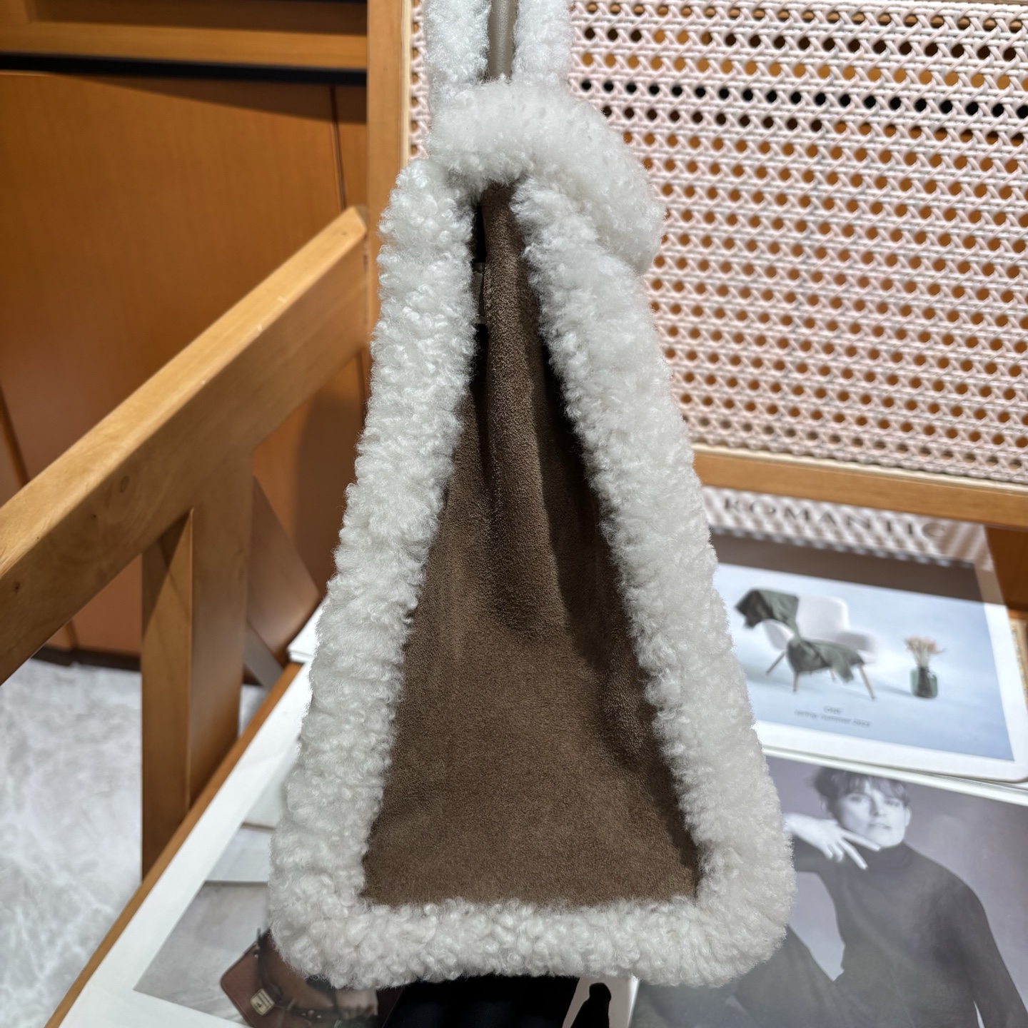 Hermès Kelly 35 Teddy Shearling bag