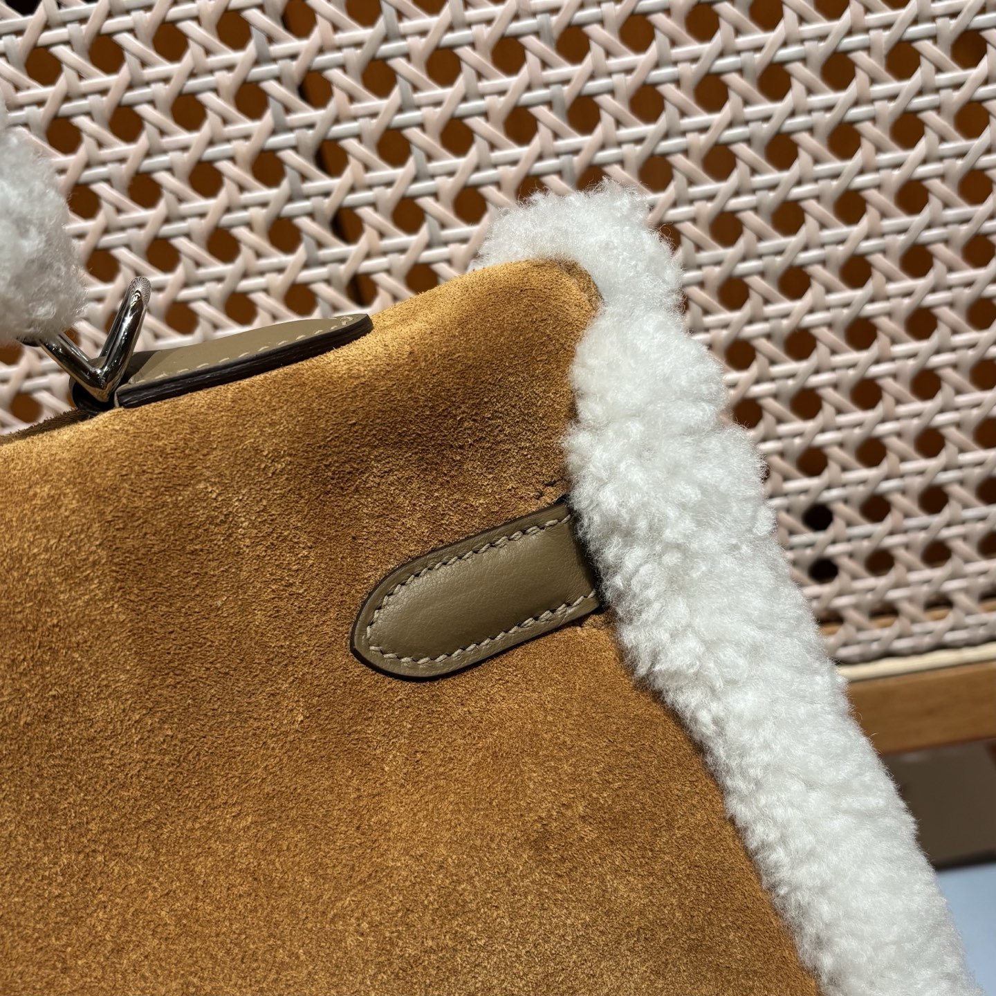 Hermès Kelly 35 Teddy Shearling bag