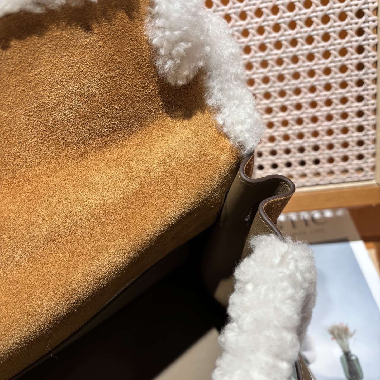 Hermès Kelly 35 Teddy Shearling bag