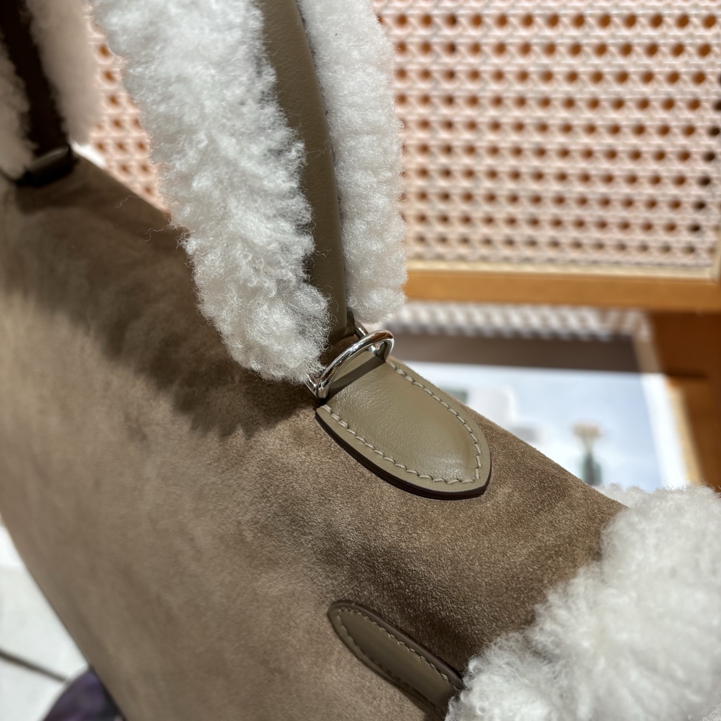 Hermès Kelly 35 Teddy Shearling bag
