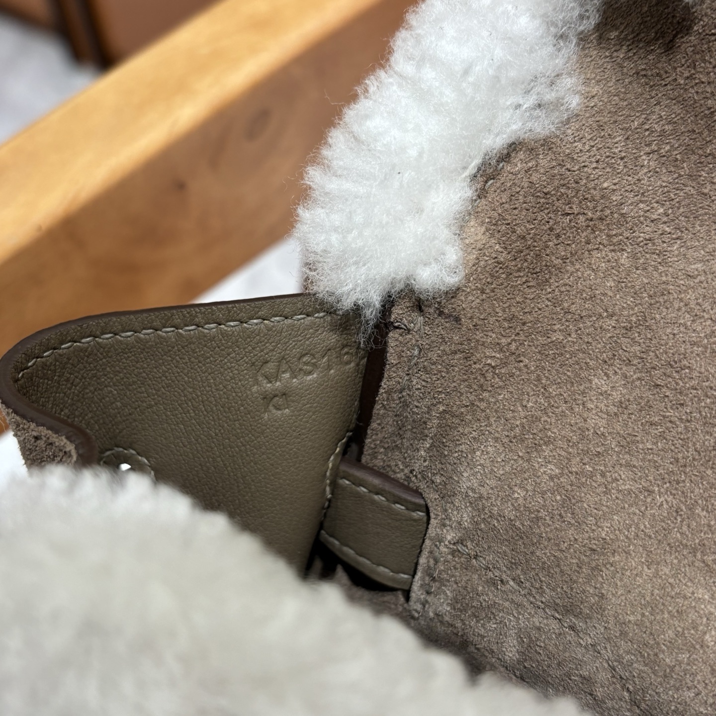 Hermès Kelly 35 Teddy Shearling bag