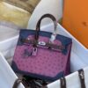 Hermès Tricolor Ghillies Ostrich Birkin 30 – Permabrass Hardware