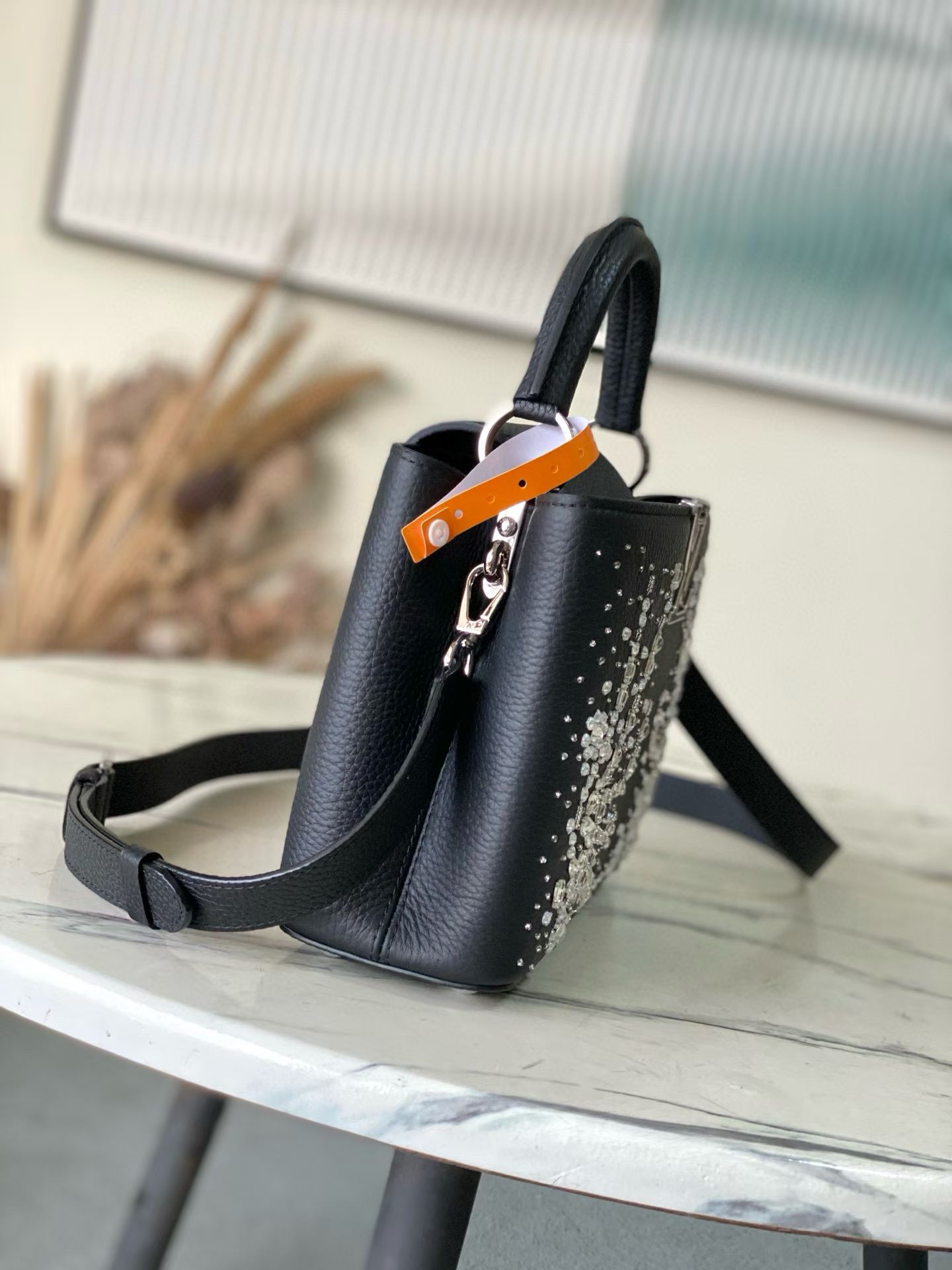 LOUIS VUITTON Capucines BB – Crystal Embellishments