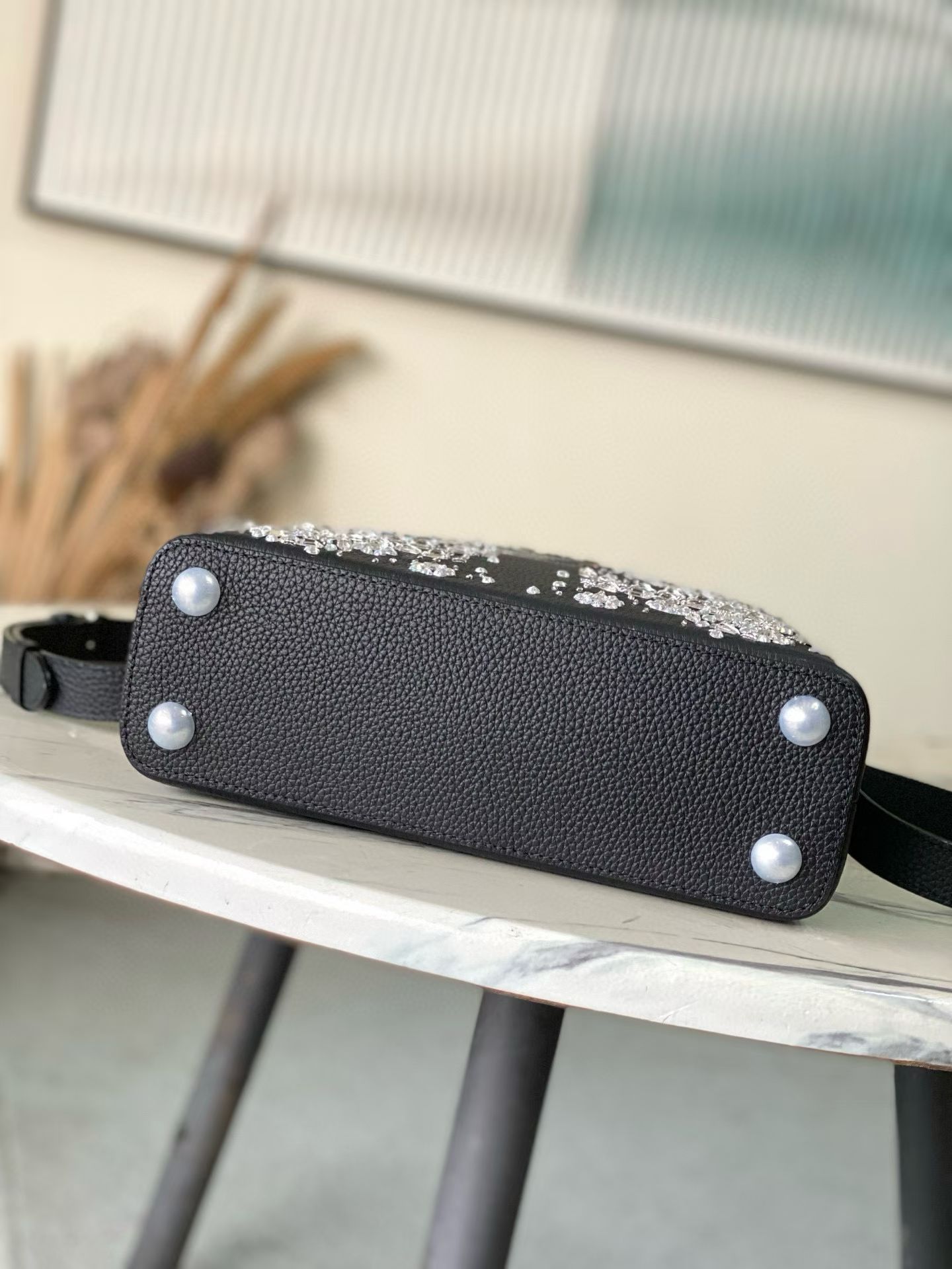 LOUIS VUITTON Capucines BB – Crystal Embellishments