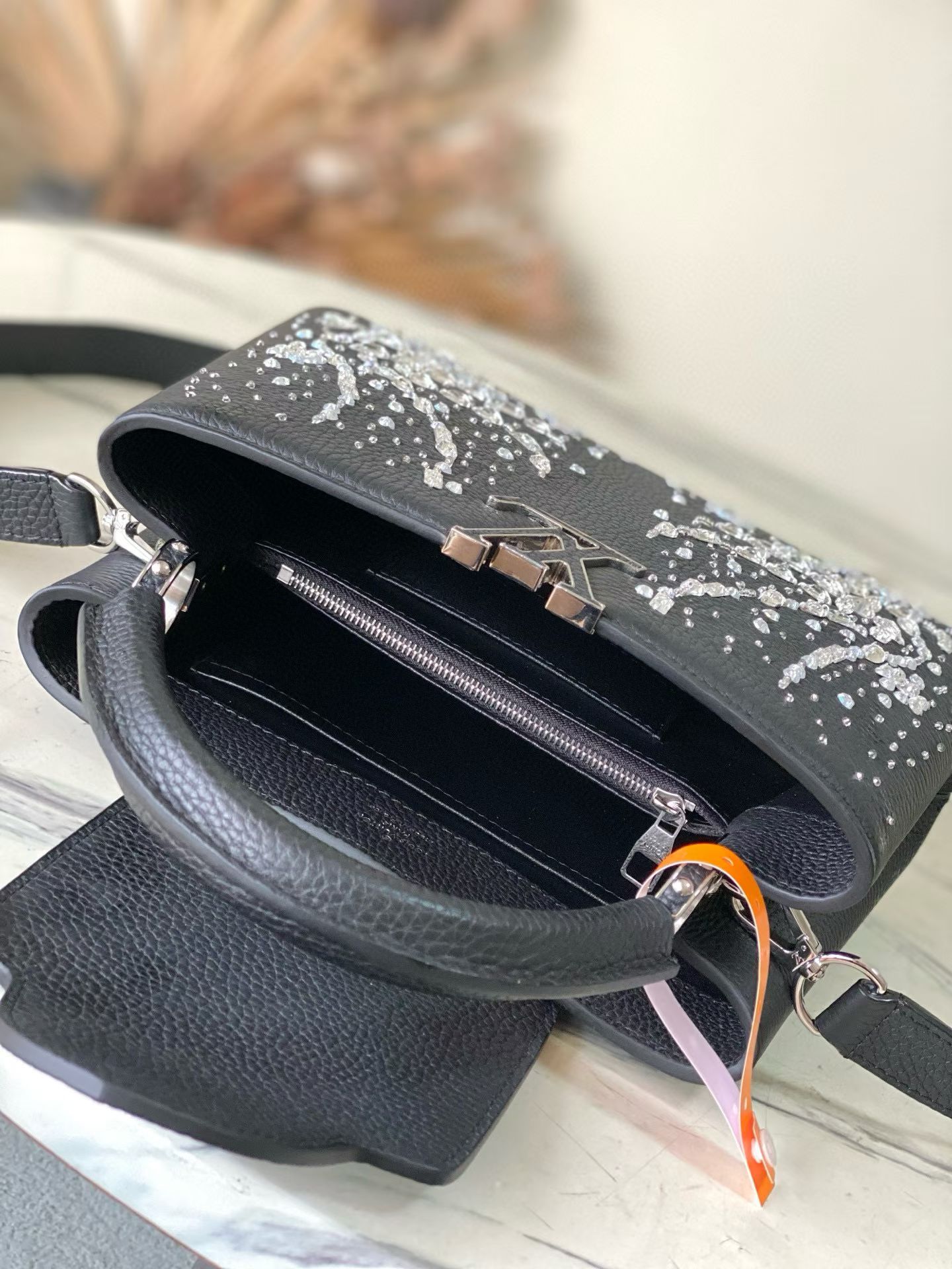 LOUIS VUITTON Capucines BB – Crystal Embellishments