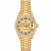 Rolex Datejust Oyster Perpetual – Diamond Bezel Champagne Dial Gold Watch