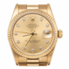 Rolex Datejust Oyster Perpetual – Champagne Diamond Dial Gold Watch