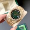 Rolex Day-Date 40 Oyster Perpetual – Green Dial Diamond-Set Watch
