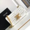 Celine Claude Chain Shoulder Bag in Raffia 1