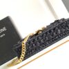 Celine Claude Chain Shoulder Bag in Raffia 13