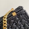 Celine Claude Chain Shoulder Bag in Raffia 15
