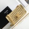 Celine Claude Chain Shoulder Bag in Raffia 19