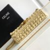 Celine Claude Chain Shoulder Bag in Raffia 22