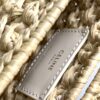 Celine Claude Chain Shoulder Bag in Raffia 27