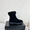 Chanel Furry Snow Boots 6