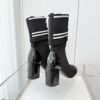 Chanel Mid-Calf Sock Boots 5