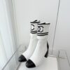 Chanel Mid-Calf Sock Boots 7