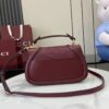 Gucci Blondie Top Handle Bag – Burgundy Woven Leather 3