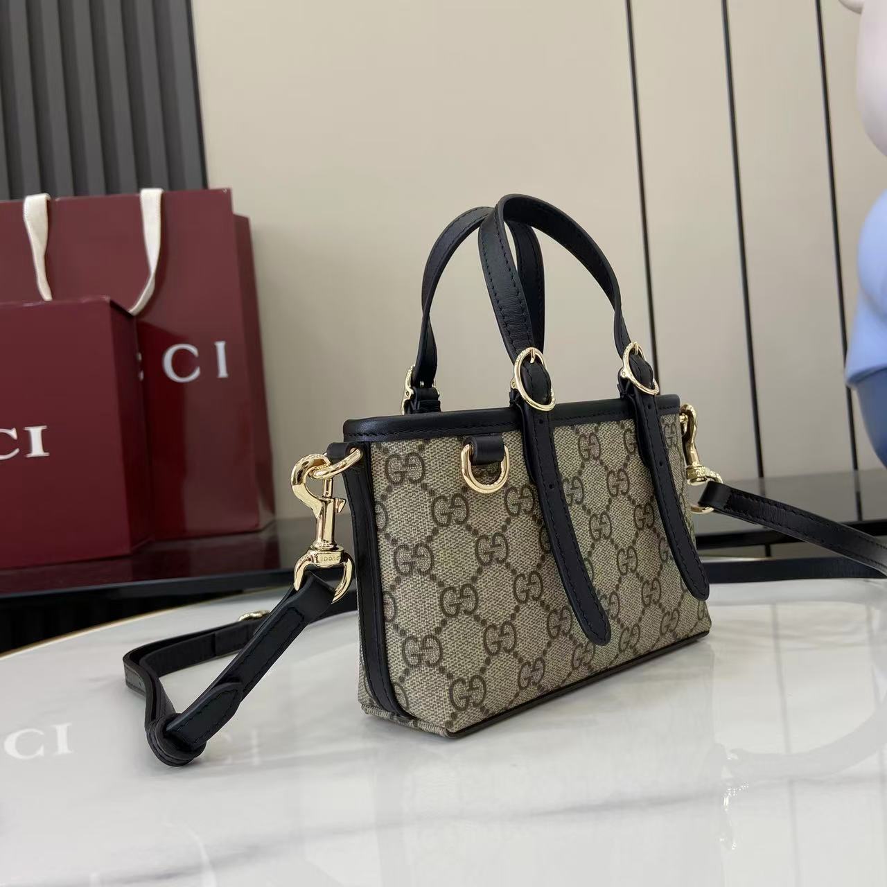 Gucci GG Emblem Mini Bag 14