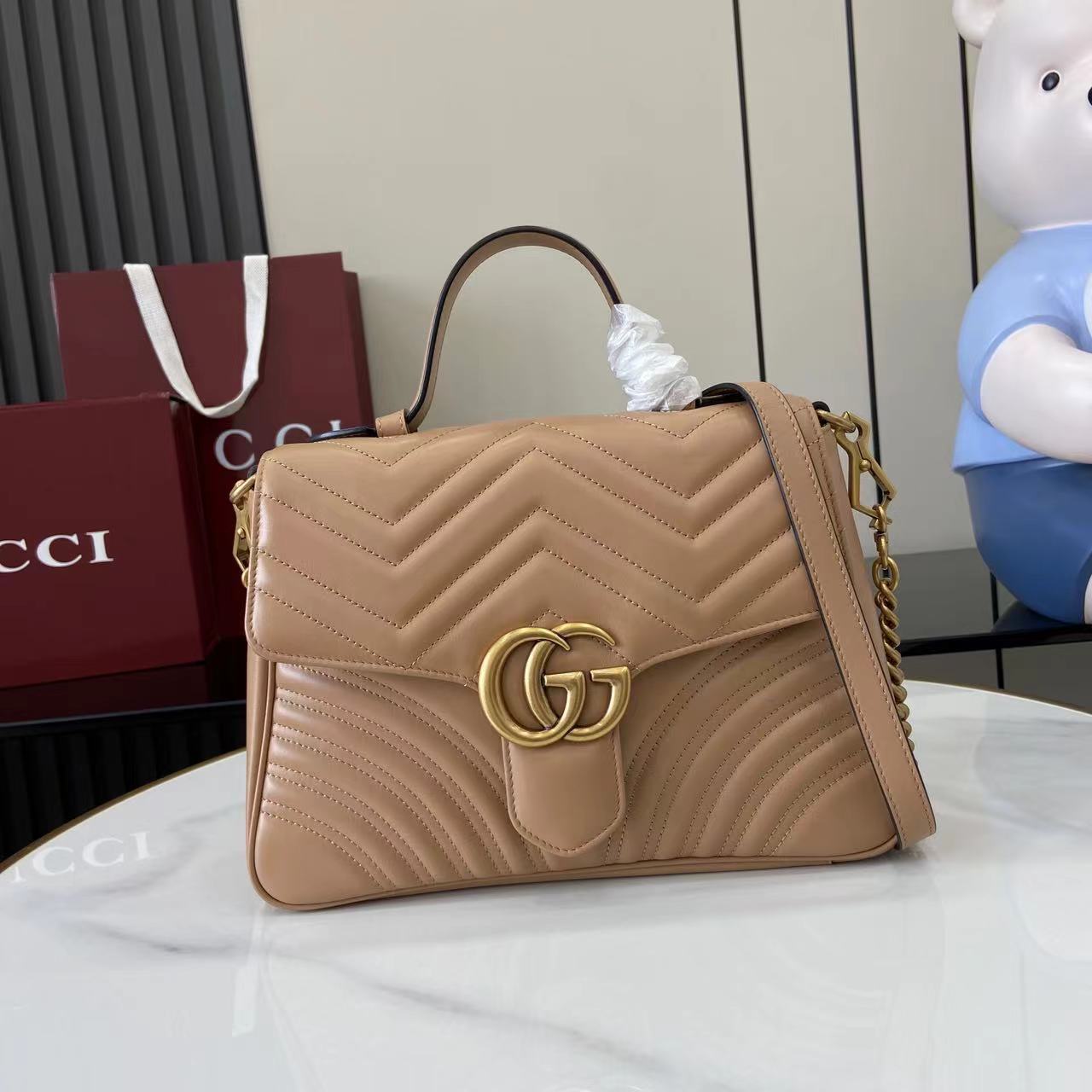 Gucci GG Marmont Medium Top Handle Bag 1