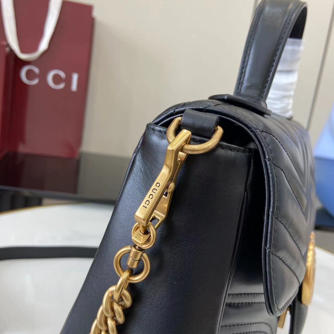 Gucci GG Marmont Medium Top Handle Bag 39