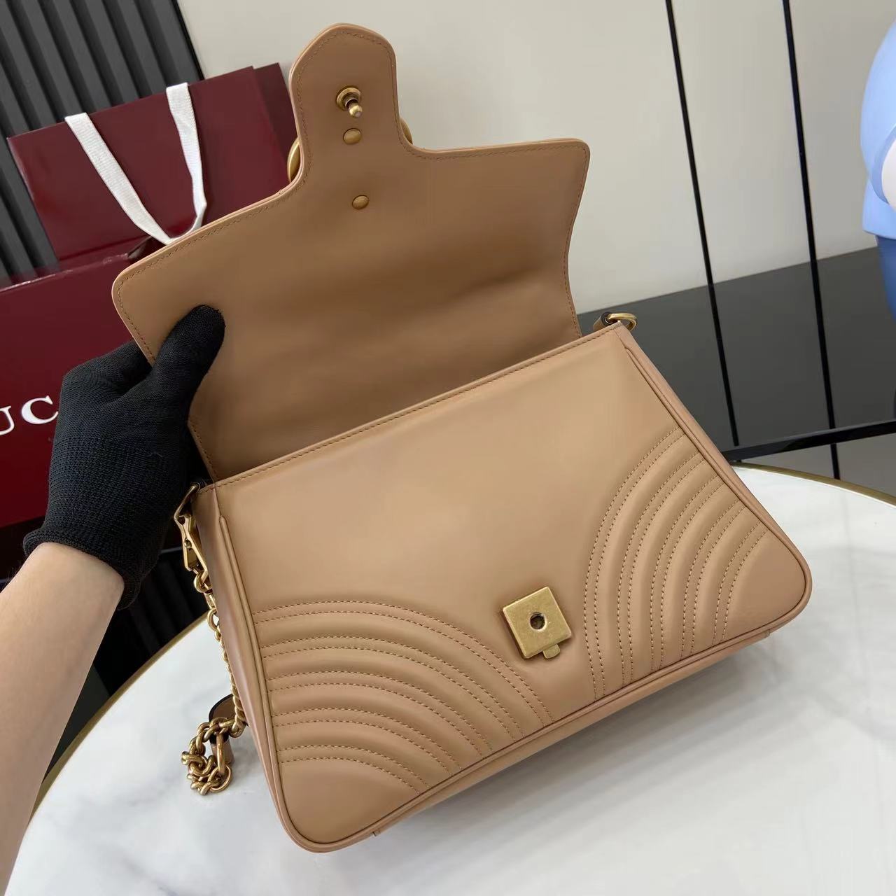 Gucci GG Marmont Medium Top Handle Bag 7