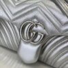Gucci GG Marmont Small Shoulder Bag in Metallic Silver 5