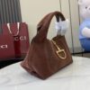 Gucci Softbit Maxi Suede Shoulder Bag 11