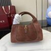 Gucci Softbit Maxi Suede Shoulder Bag 12